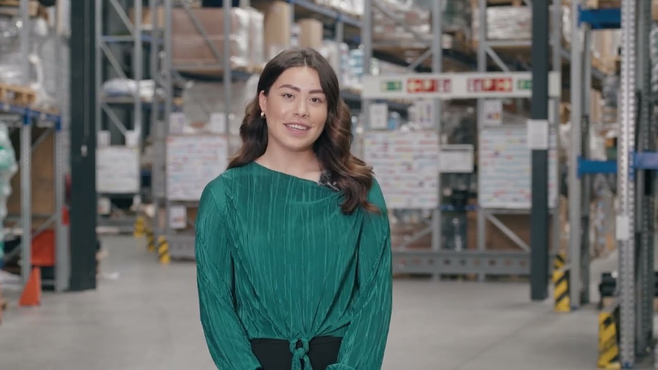 Julia aan het werk