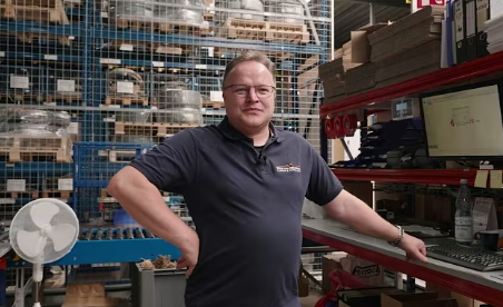 Ronald aan het werk